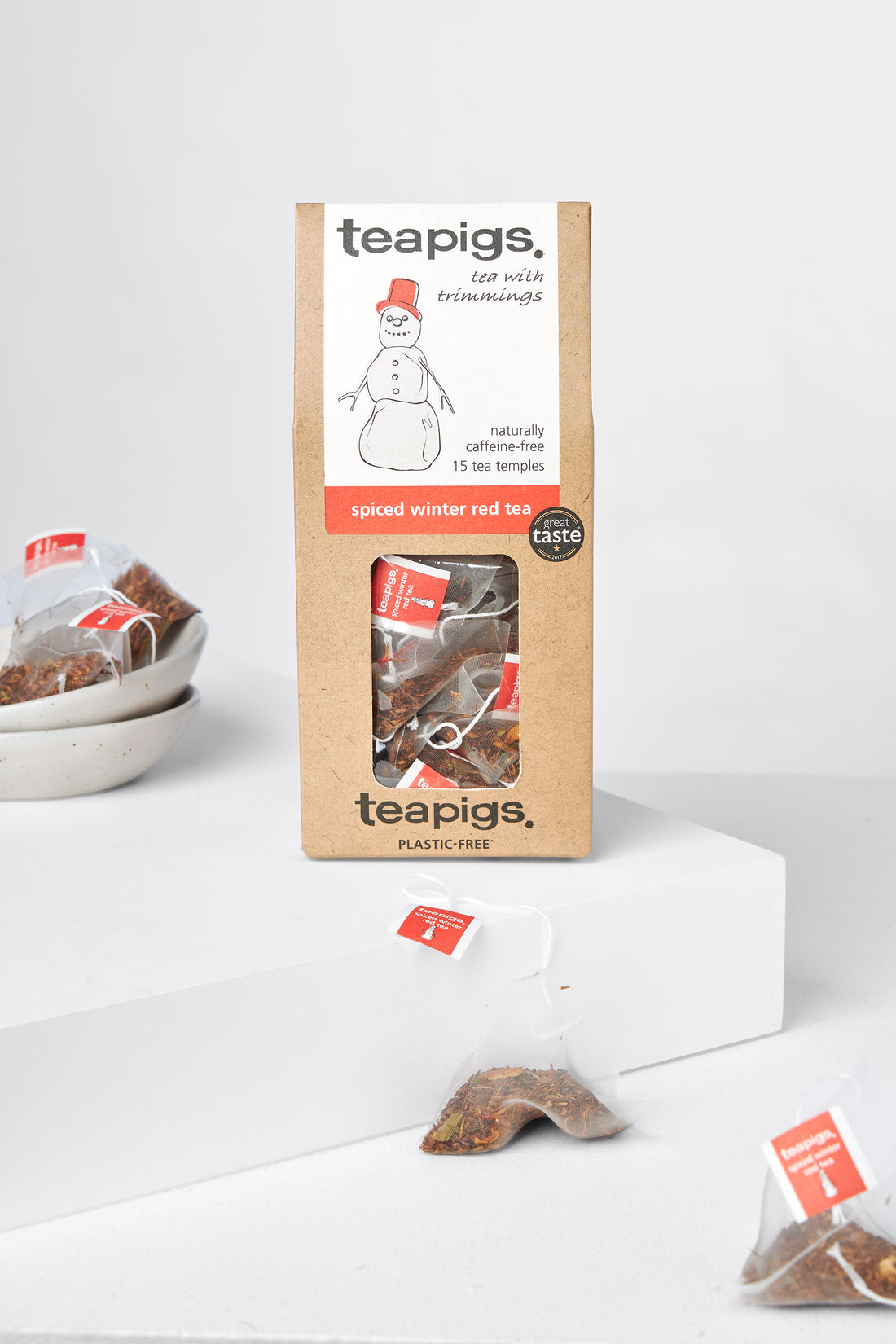 Spiced winter red tea bags