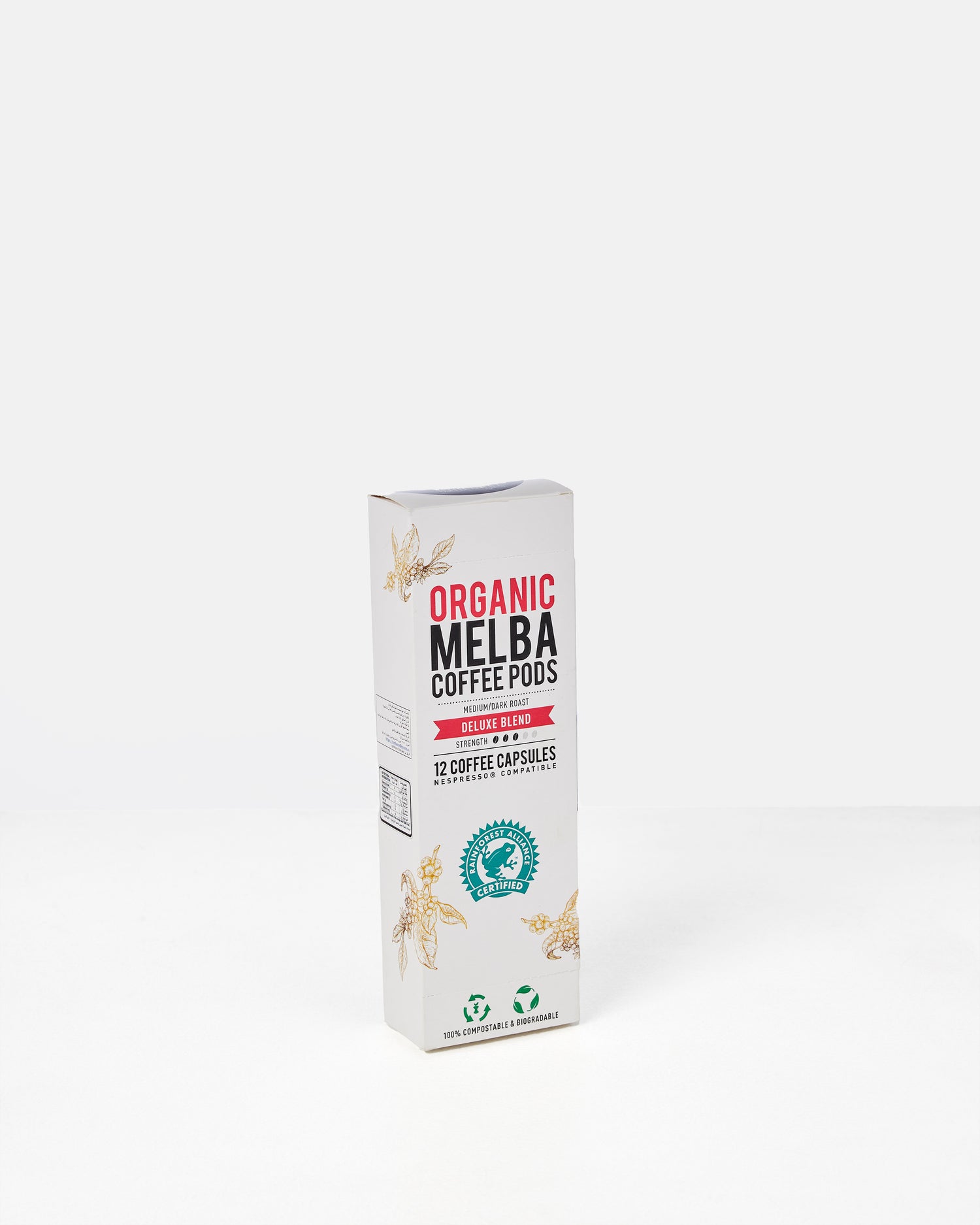 Melba Coffee Organic Capsules Deluxe Blend